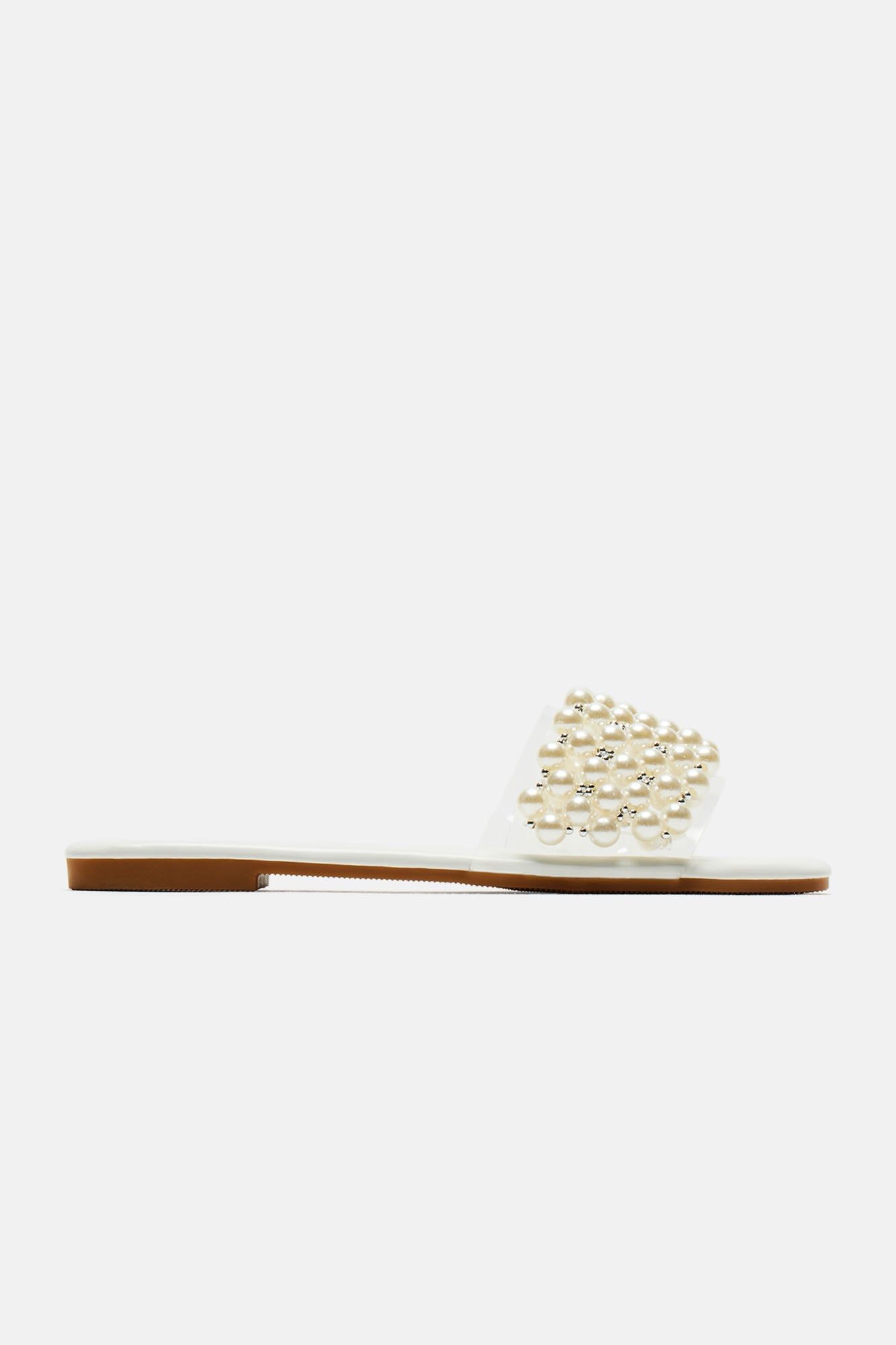 Sandra Pearl Sandals - White sold by Fashion Nova product image thumbnail 5