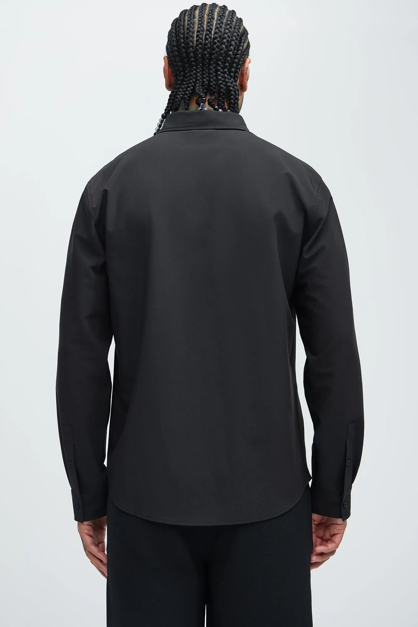 Ivy League Dress Shirt - Black sold by Fashion Nova product image thumbnail 4