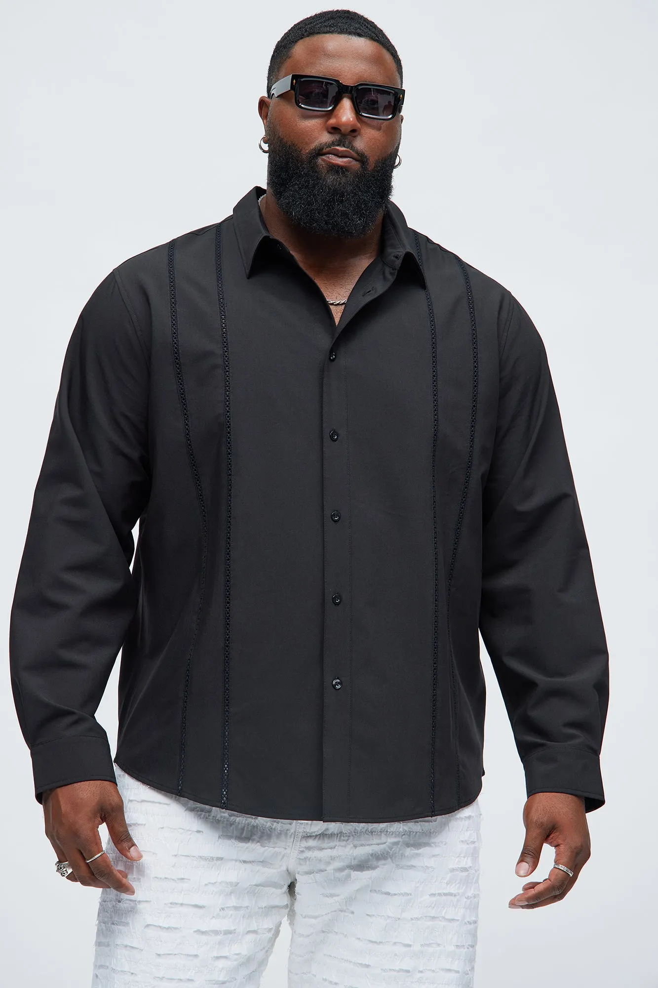 Ivy League Dress Shirt - Black sold by Fashion Nova product image thumbnail 5