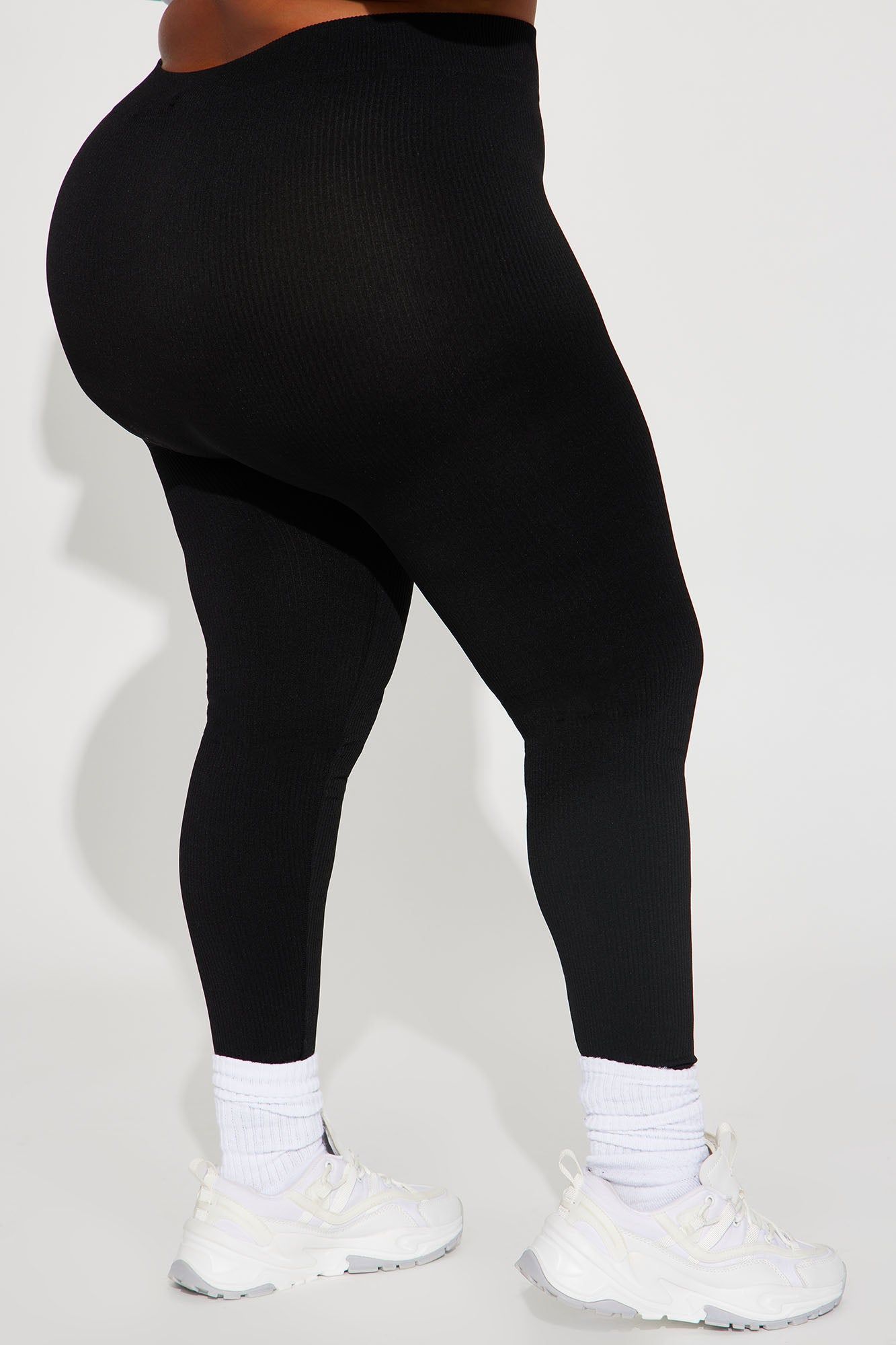 Reyna Ribbed Seamless Legging - Black sold by Fashion Nova product image thumbnail 6