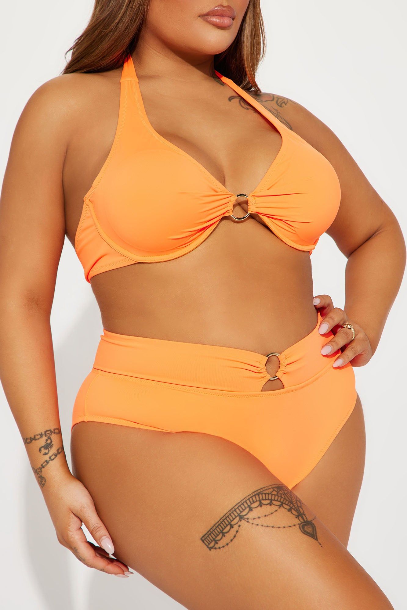 Adventures At The Beach 2 Piece Bikini - Neon Orange sold by Fashion Nova product image thumbnail 5