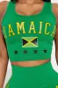 Jamaica Vibes Active Top - Kelly Green sold by Fashion Nova