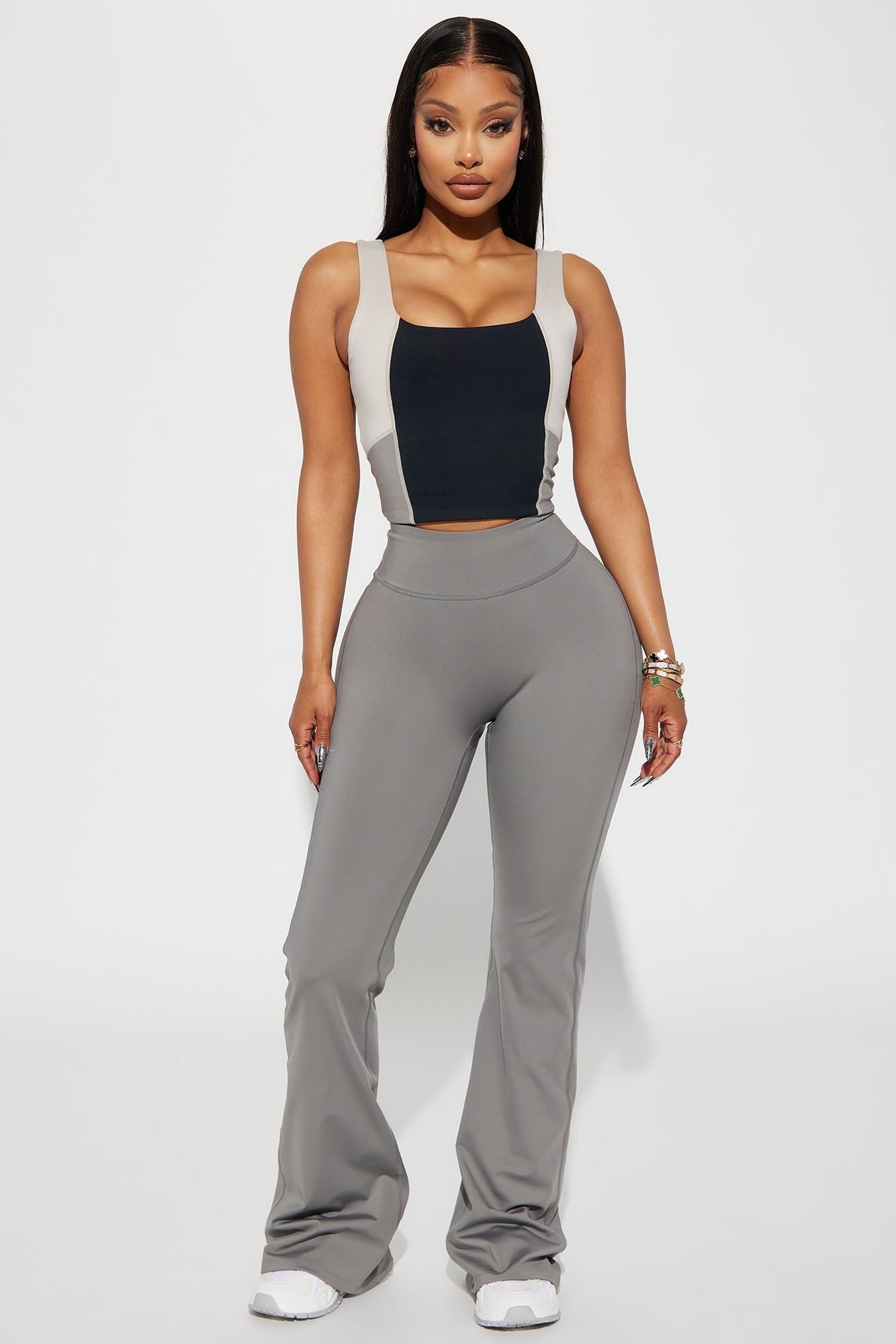 Claudia Elevate Active Yoga Pant - Charcoal sold by Fashion Nova