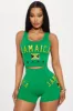 Jamaica Vibes Active Top - Kelly Green sold by Fashion Nova