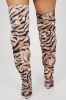 Different Type Of Girl Thigh High Boots - Black/Orange sold by Fashion Nova