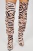 Different Type Of Girl Thigh High Boots - Black/Orange sold by Fashion Nova