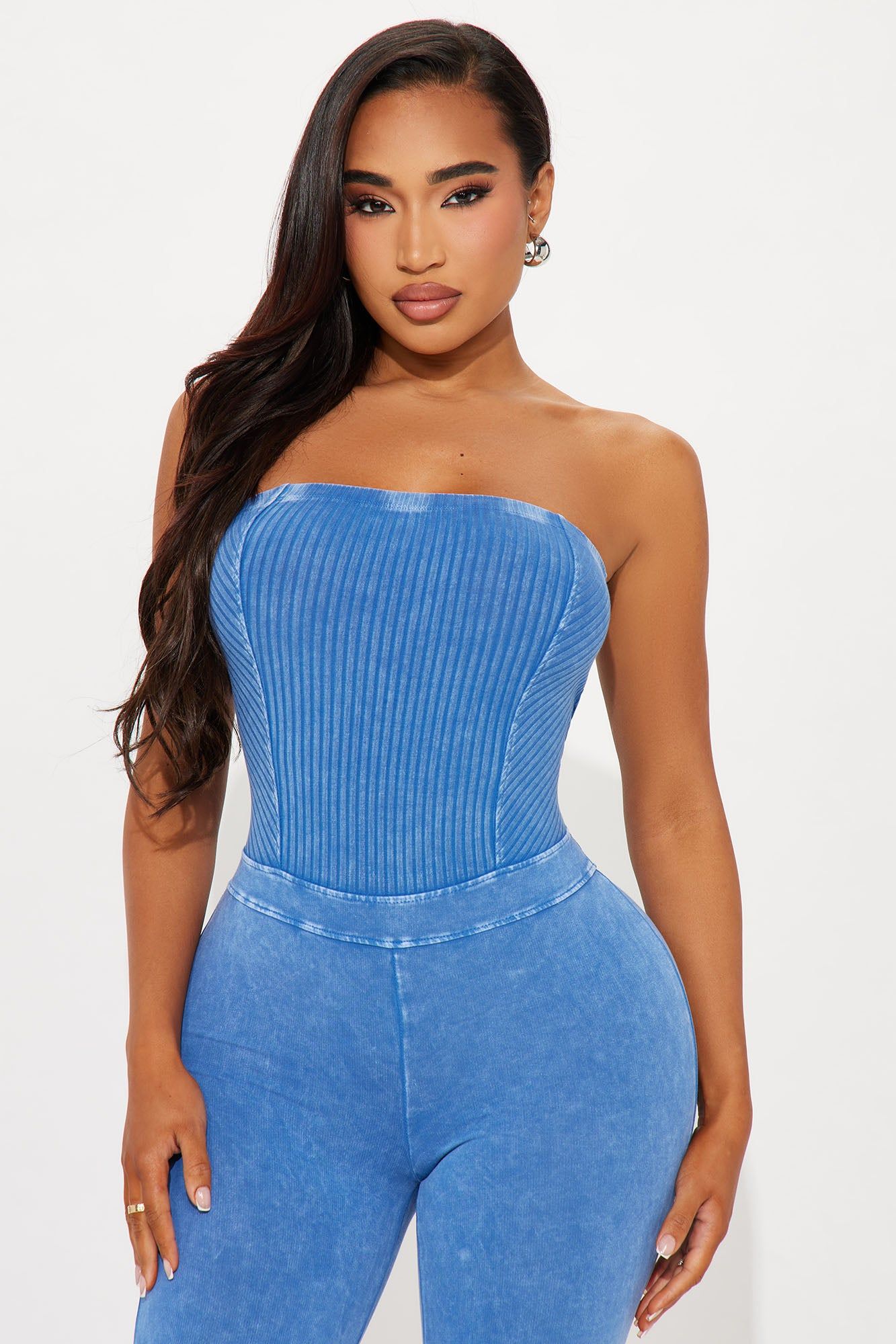 You Know Too Much Jumpsuit - Blue sold by Fashion Nova product image thumbnail 2