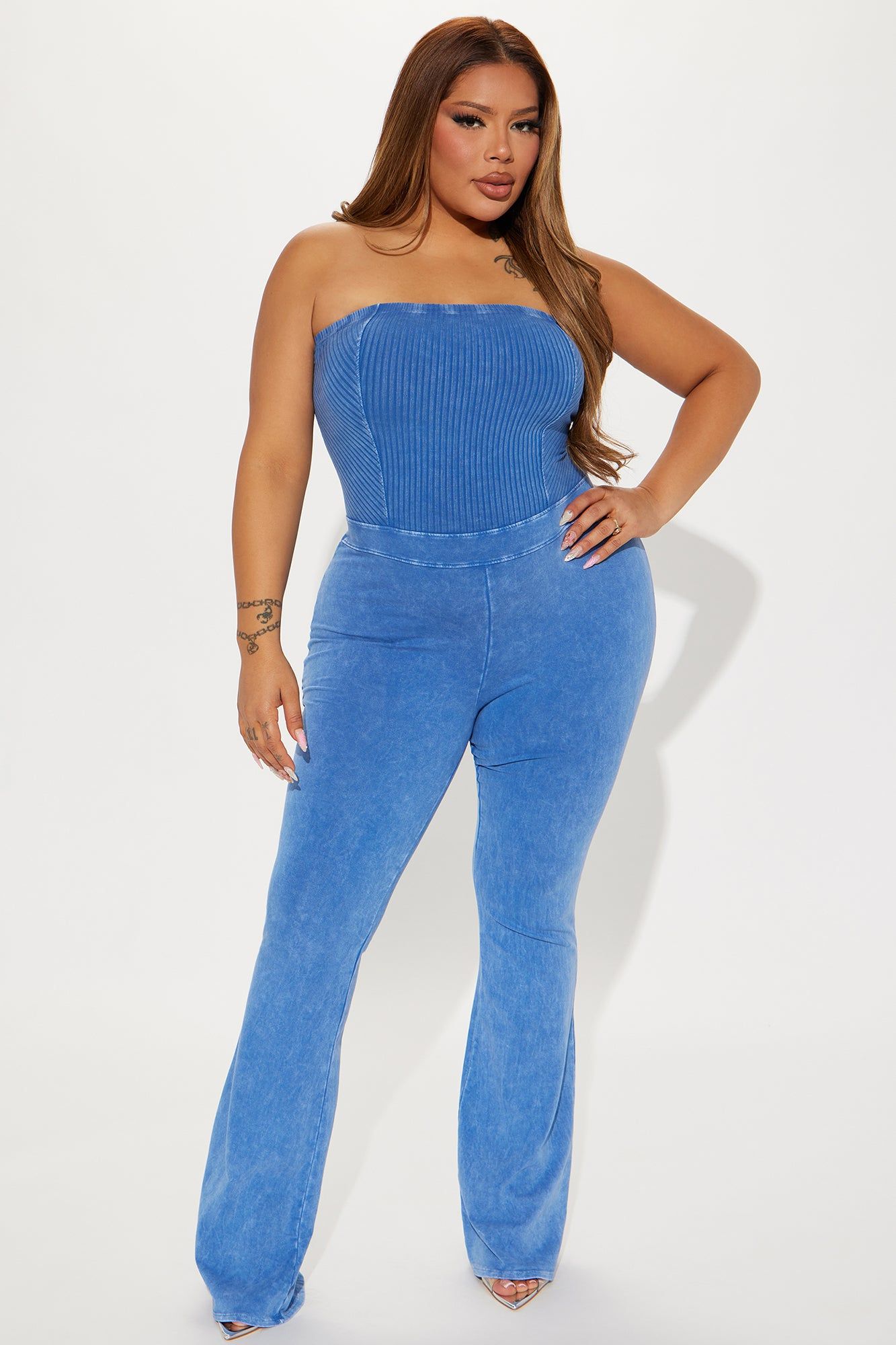 You Know Too Much Jumpsuit - Blue sold by Fashion Nova product image thumbnail 4