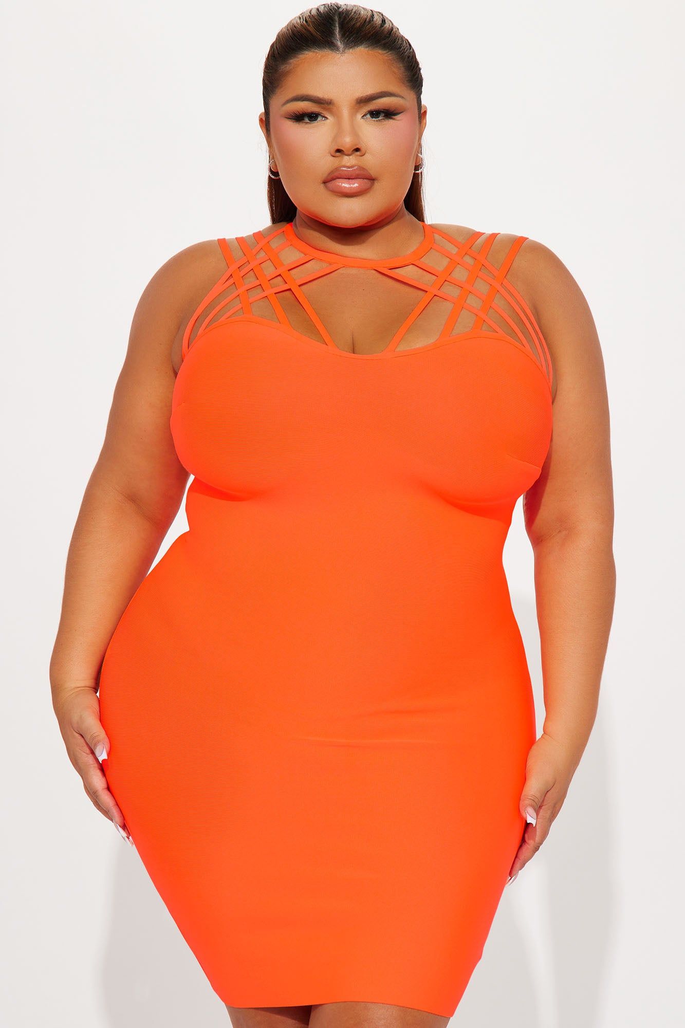 Camila Bandage Midi Dress - Orange sold by Fashion Nova product image thumbnail 5