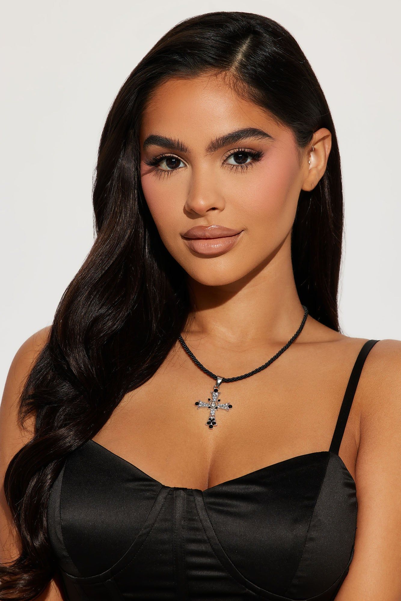 Gods Favorite Necklace - Clear/Black sold by Fashion Nova product image thumbnail 2