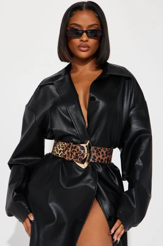 Feisty Attitude Belt - Leopard sold by Fashion Nova
