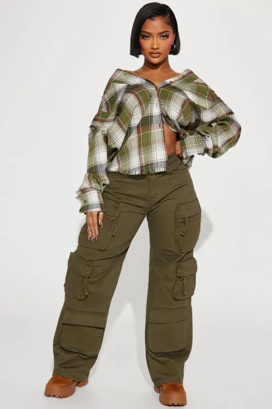 Always Better Cargo Pant - Olive sold by Fashion Nova