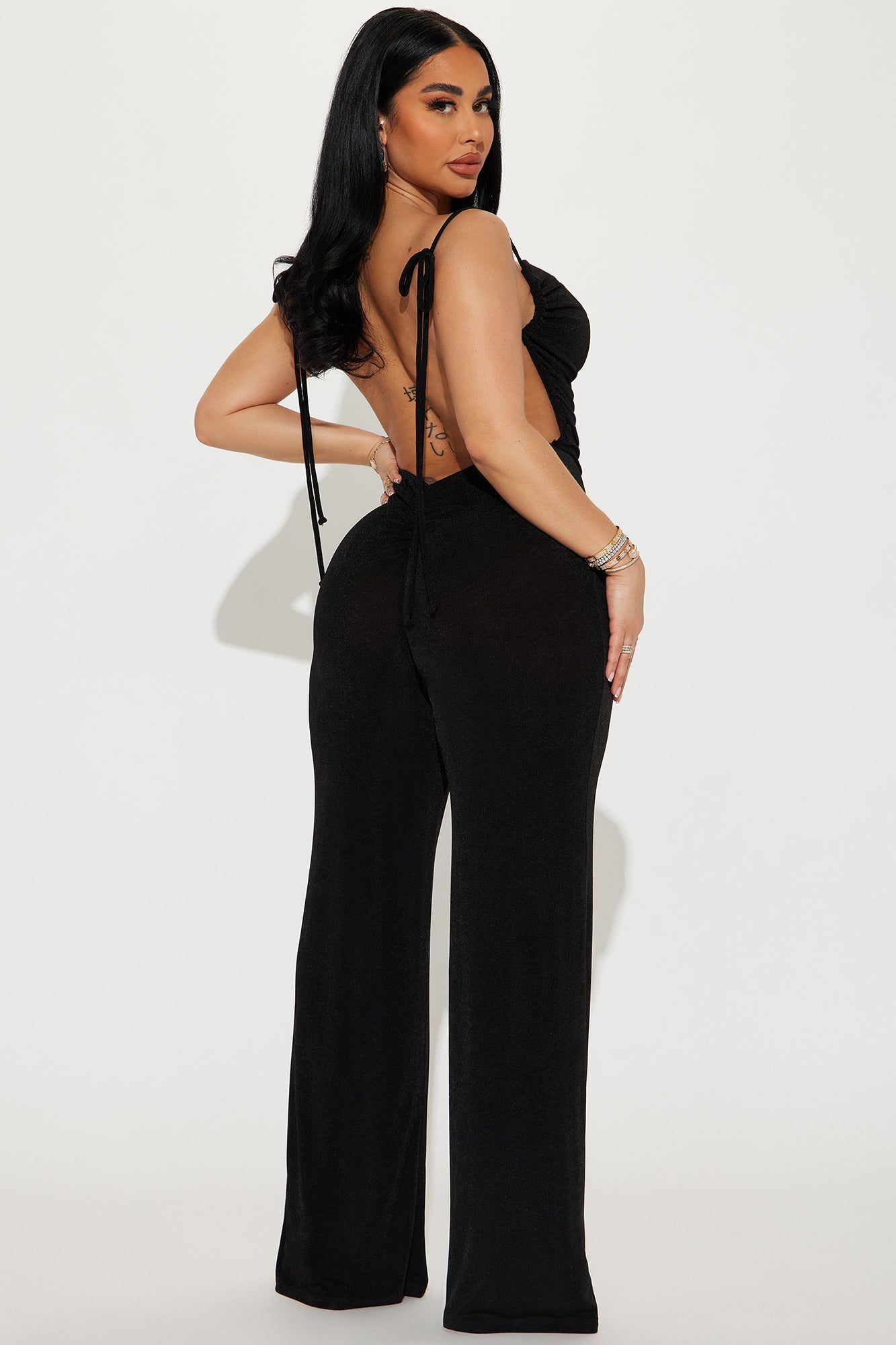 Put Me Back Together Slinky Jumpsuit - Black sold by Fashion Nova product image thumbnail 3