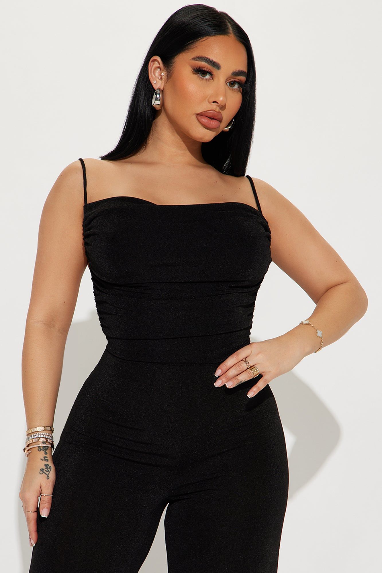 Put Me Back Together Slinky Jumpsuit - Black sold by Fashion Nova product image thumbnail 2