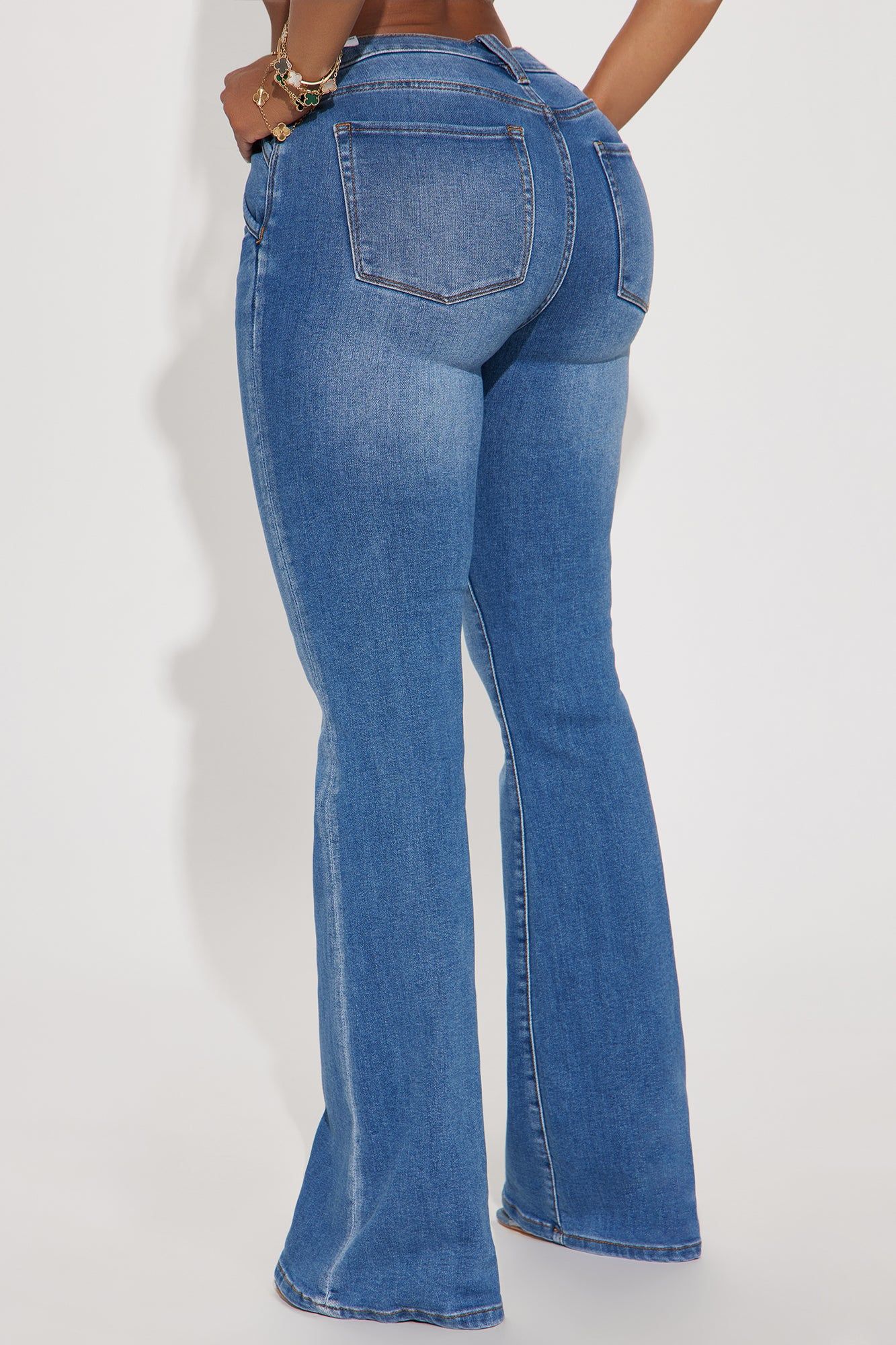 Making It Official Stretch Bootcut Jeans - Medium Wash sold by Fashion Nova product image thumbnail 3