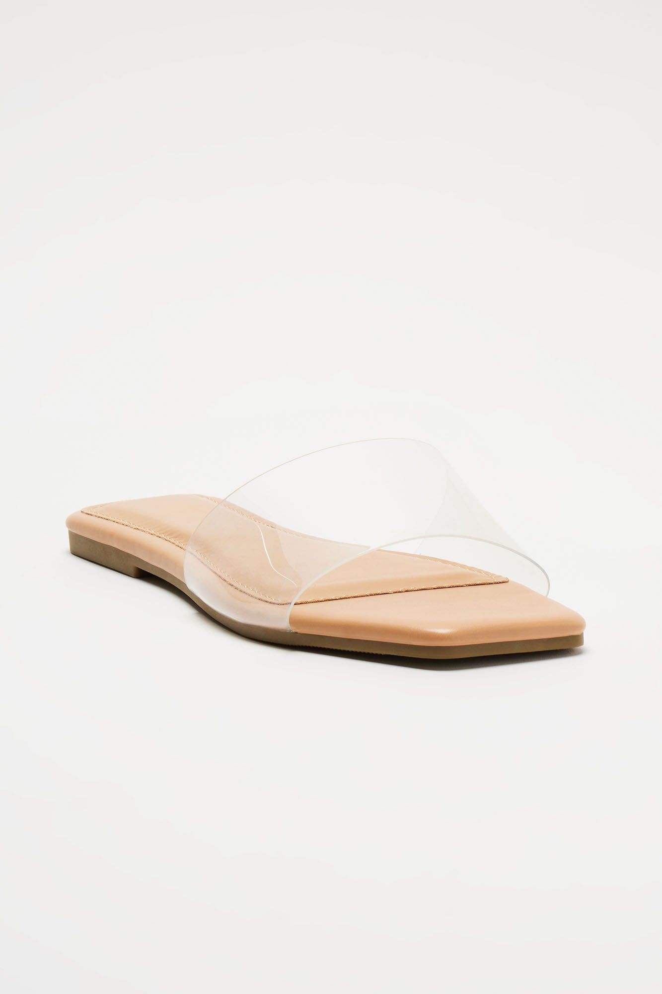 Dena Flat Sandals - Clear sold by Fashion Nova product image thumbnail 2