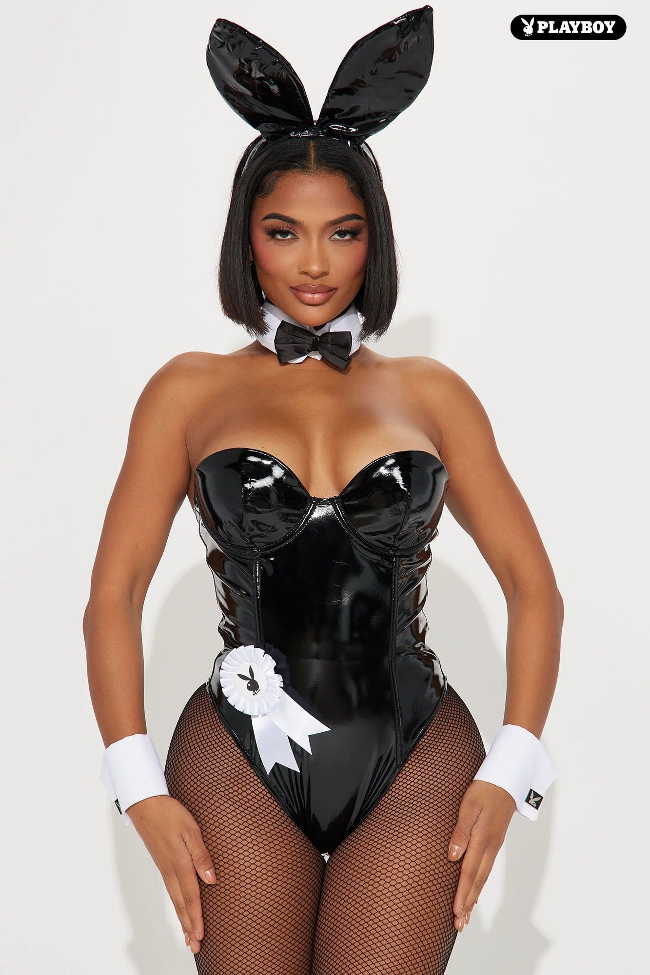 Playboy Seductress Bunny 8 Piece Costume Set - Black sold by Fashion Nova product image thumbnail 2