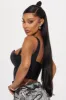 Beverly Washed Faux Leather Corset Top - Black sold by Fashion Nova