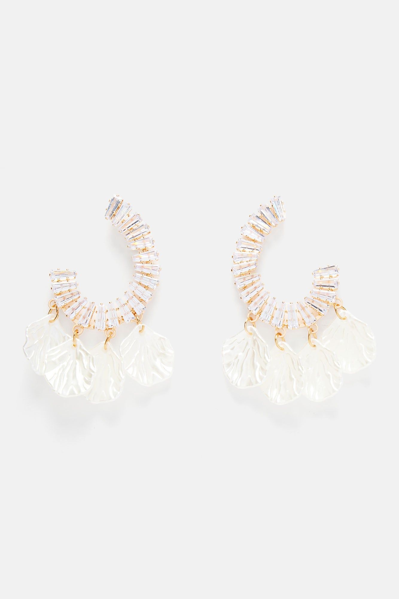 Fantasy Mermaid Earrings - White/combo sold by Fashion Nova product image thumbnail 3