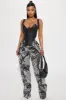 Beverly Washed Faux Leather Corset Top - Black sold by Fashion Nova