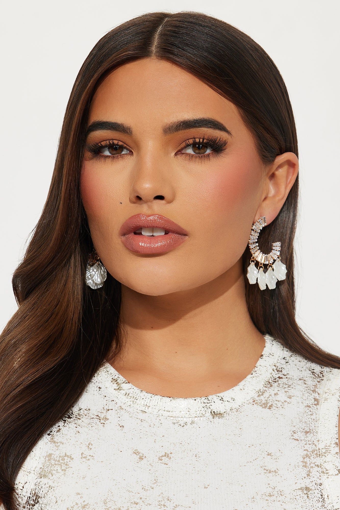 Fantasy Mermaid Earrings - White/combo sold by Fashion Nova product image thumbnail 2