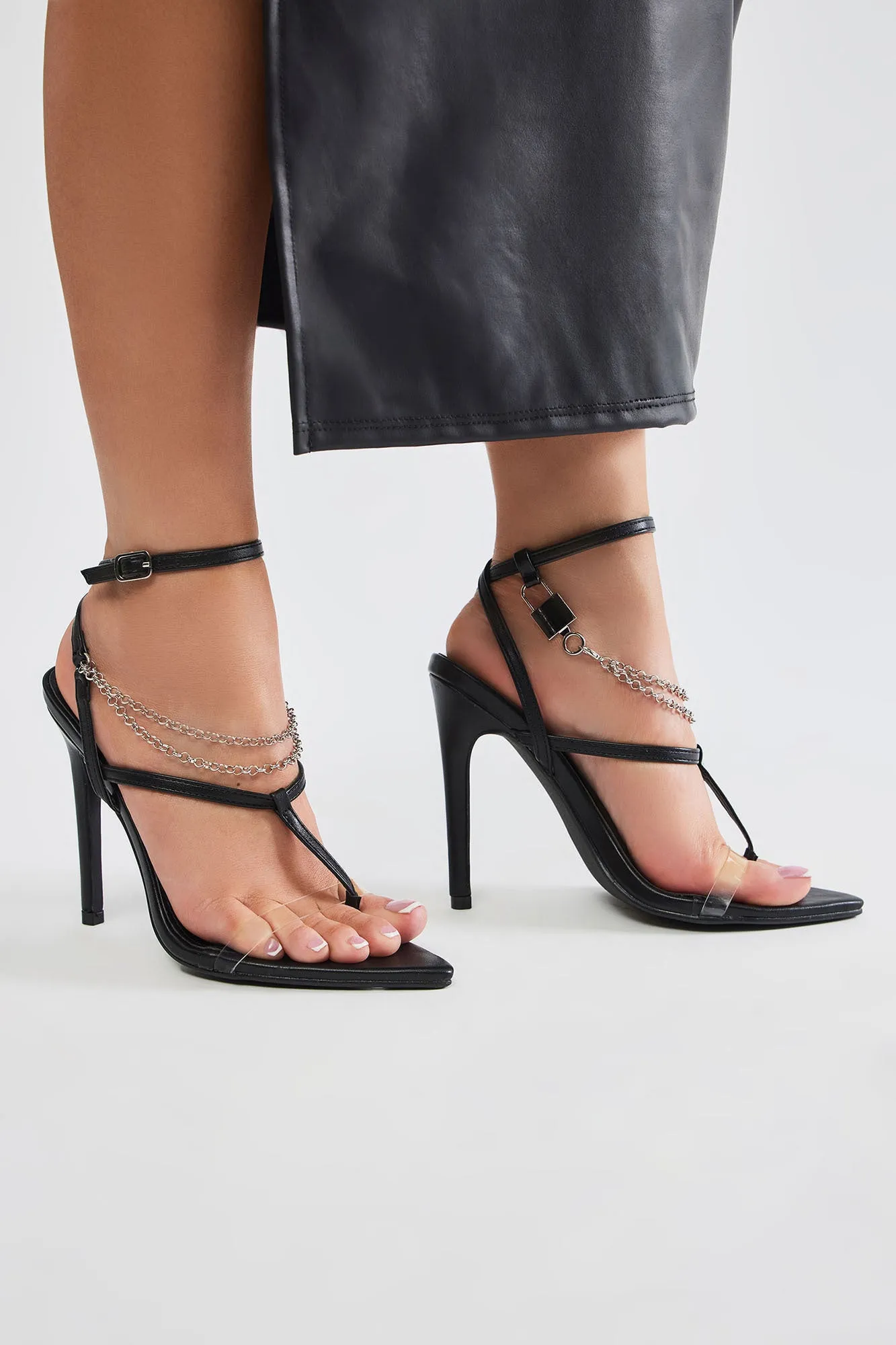Break These Chains Heels - Black sold by Fashion Nova product image thumbnail 2