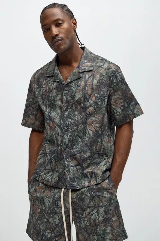 Cleveland Camouflage Shirt - Camouflage sold by Fashion Nova