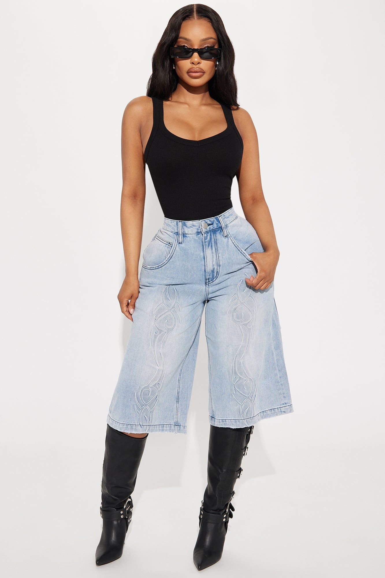 Christy Ribbed Tee - Black sold by Fashion Nova product image thumbnail 2