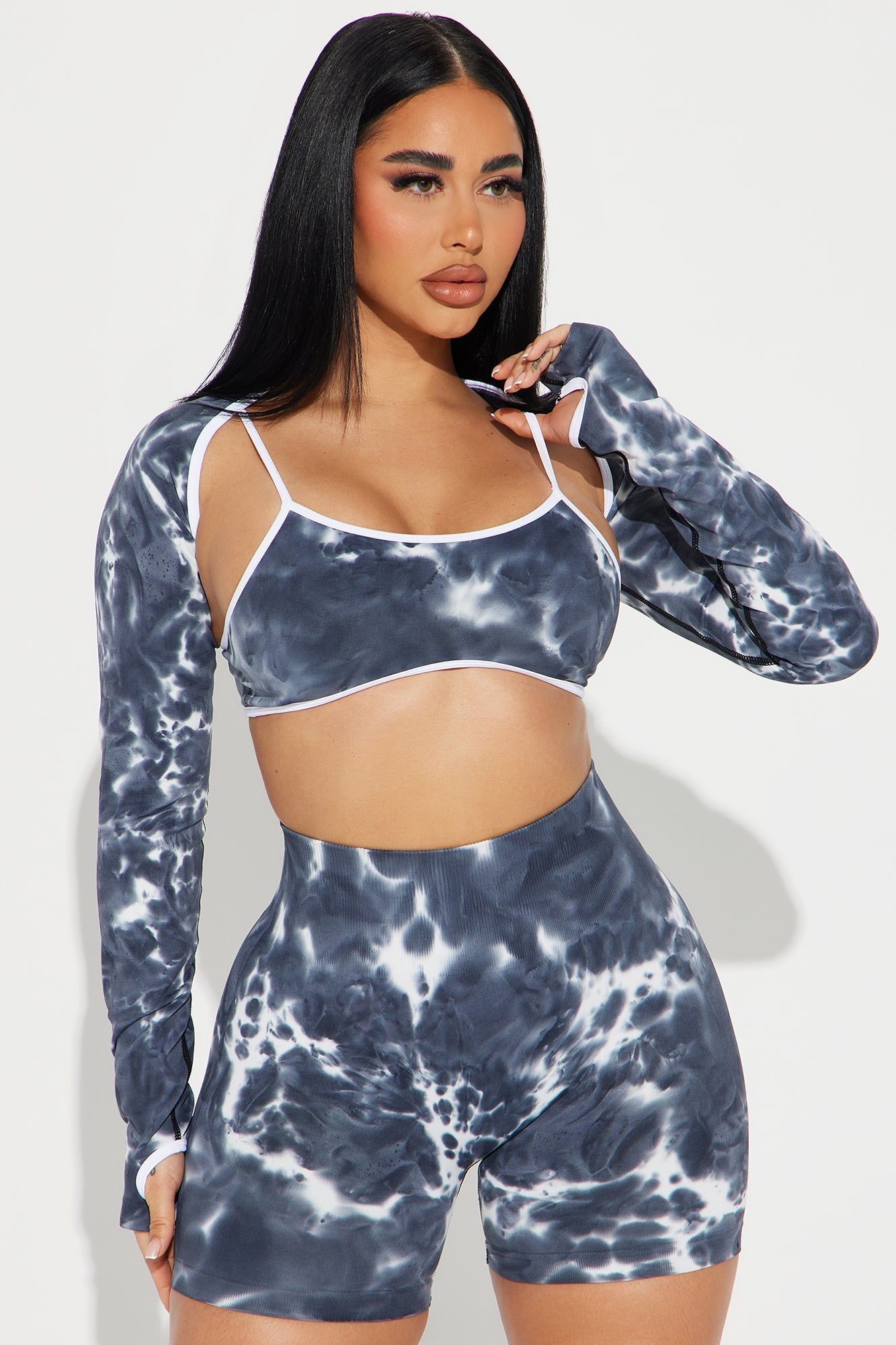 No Distractions Active Set - Navy/combo sold by Fashion Nova product image thumbnail 2