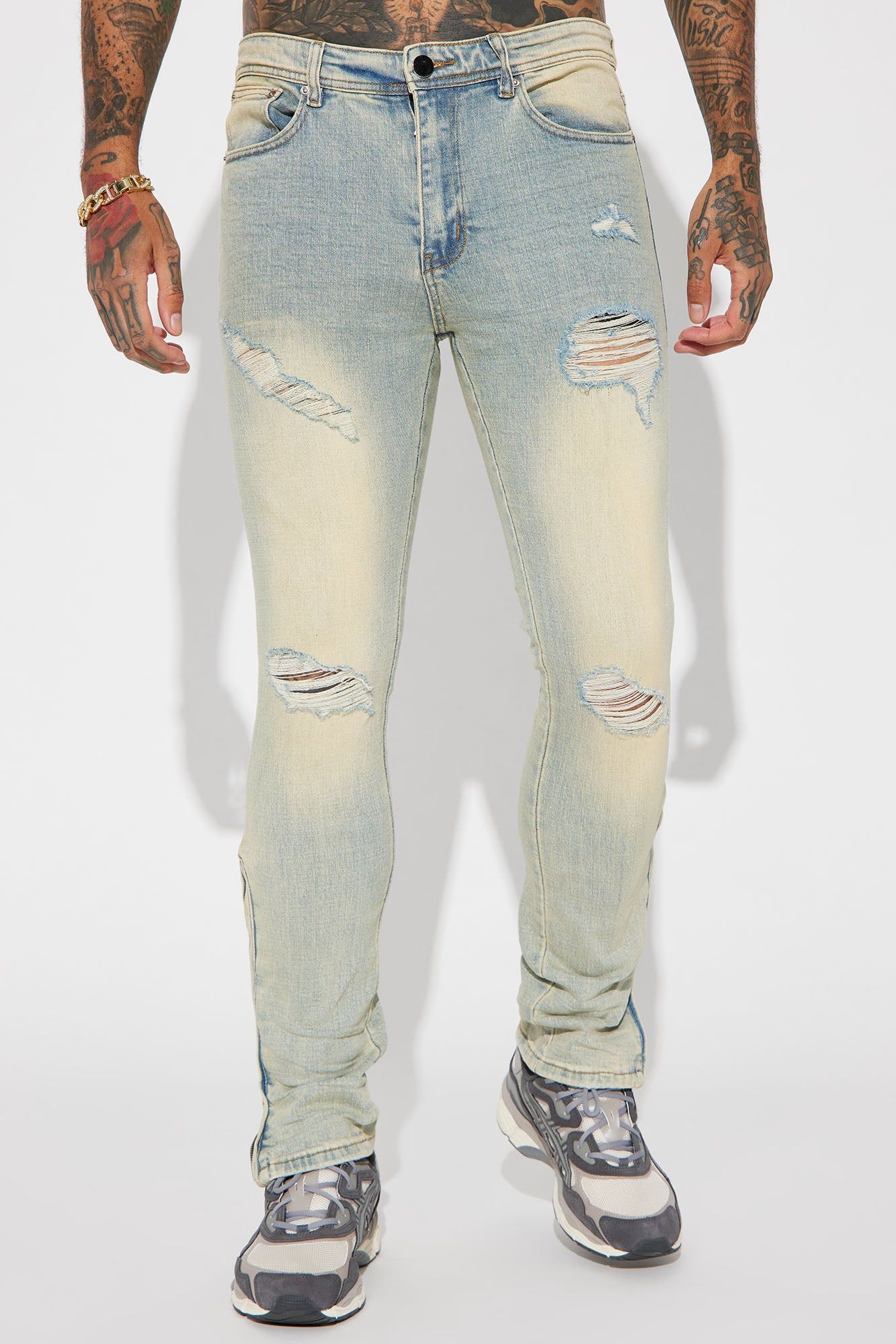 Pull Up Stacked Skinny Jeans - Vintage Blue Wash sold by Fashion Nova product image thumbnail 5
