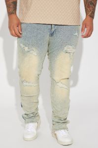Pull Up Stacked Skinny Jeans - Vintage Blue Wash sold by Fashion Nova