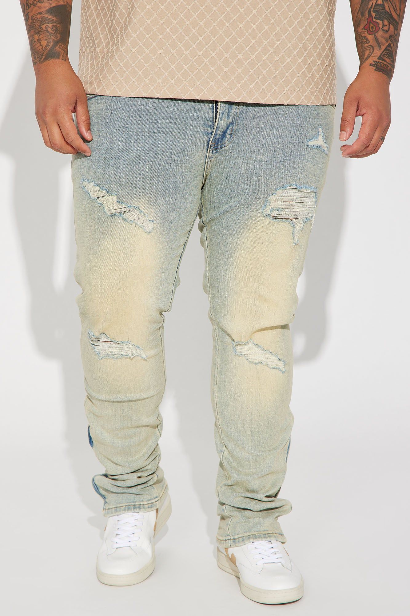 Pull Up Stacked Skinny Jeans - Vintage Blue Wash sold by Fashion Nova product image thumbnail 2