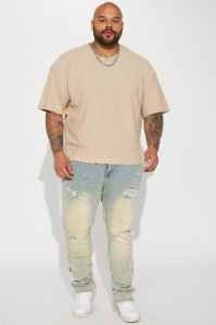 Pull Up Stacked Skinny Jeans - Vintage Blue Wash sold by Fashion Nova