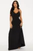Let Be Real Maxi Dress - Black sold by Fashion Nova