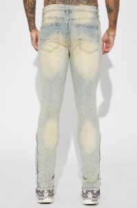 Pull Up Stacked Skinny Jeans - Vintage Blue Wash sold by Fashion Nova
