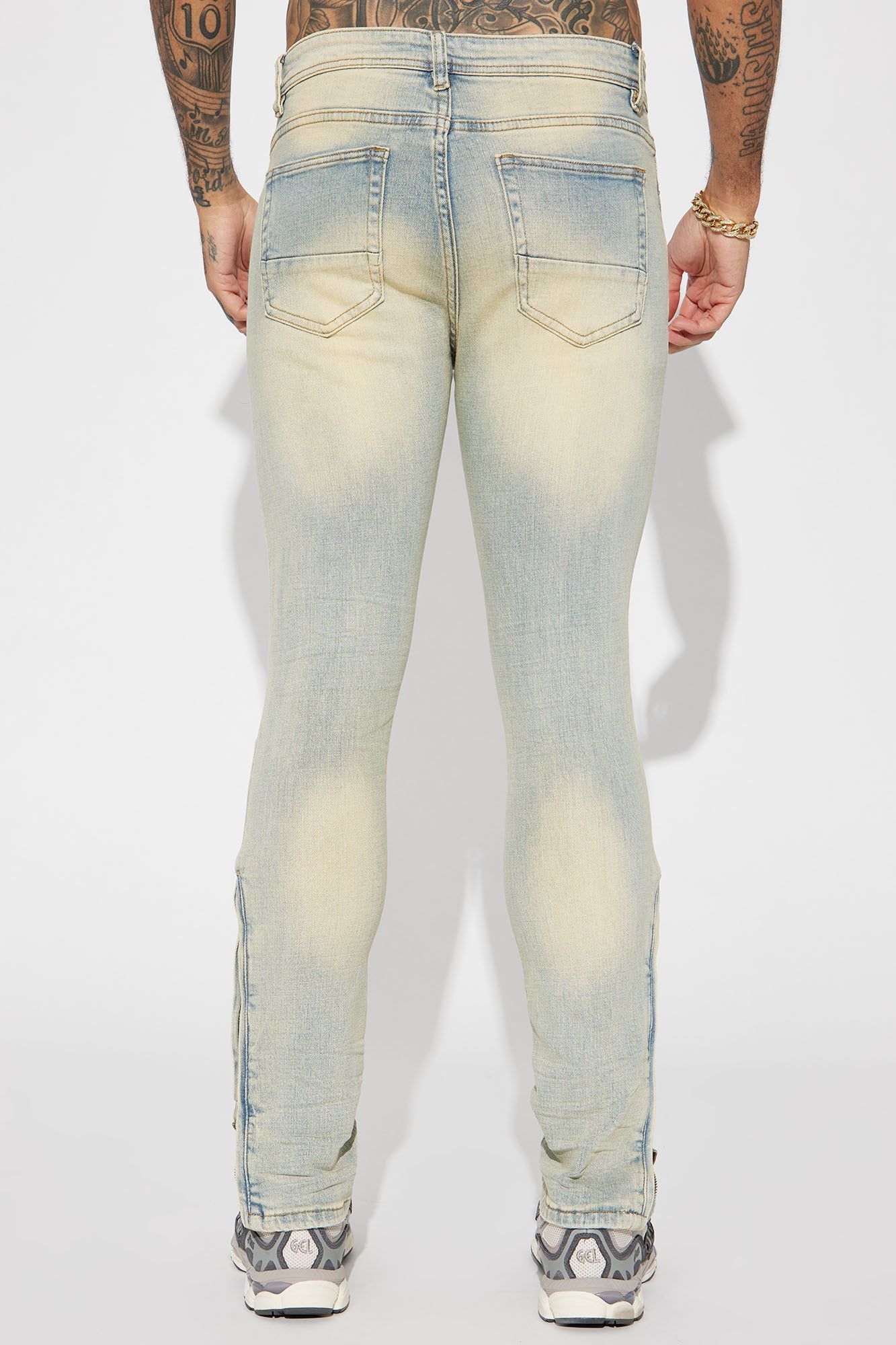 Pull Up Stacked Skinny Jeans - Vintage Blue Wash sold by Fashion Nova product image thumbnail 6