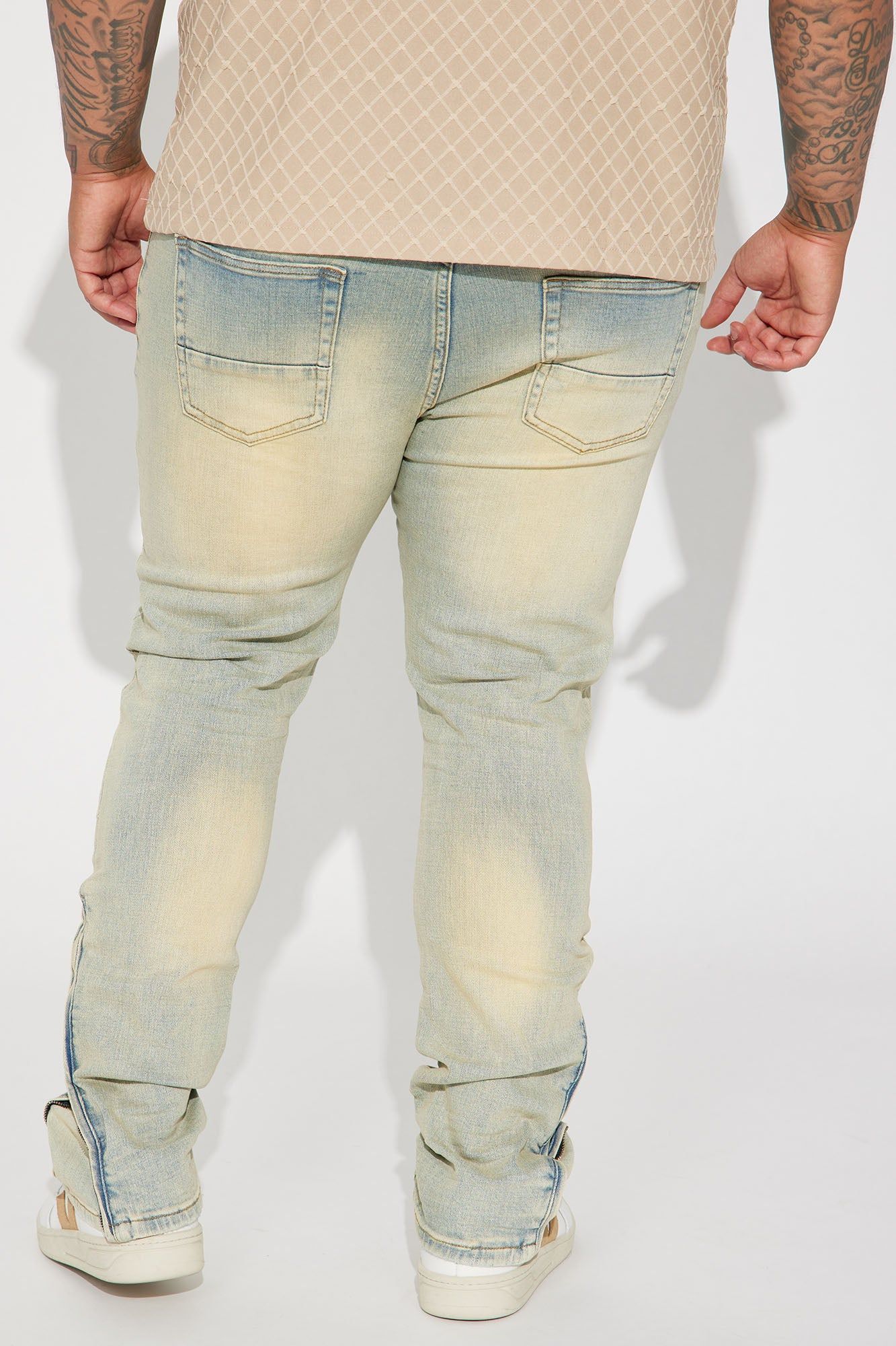 Pull Up Stacked Skinny Jeans - Vintage Blue Wash sold by Fashion Nova product image thumbnail 9