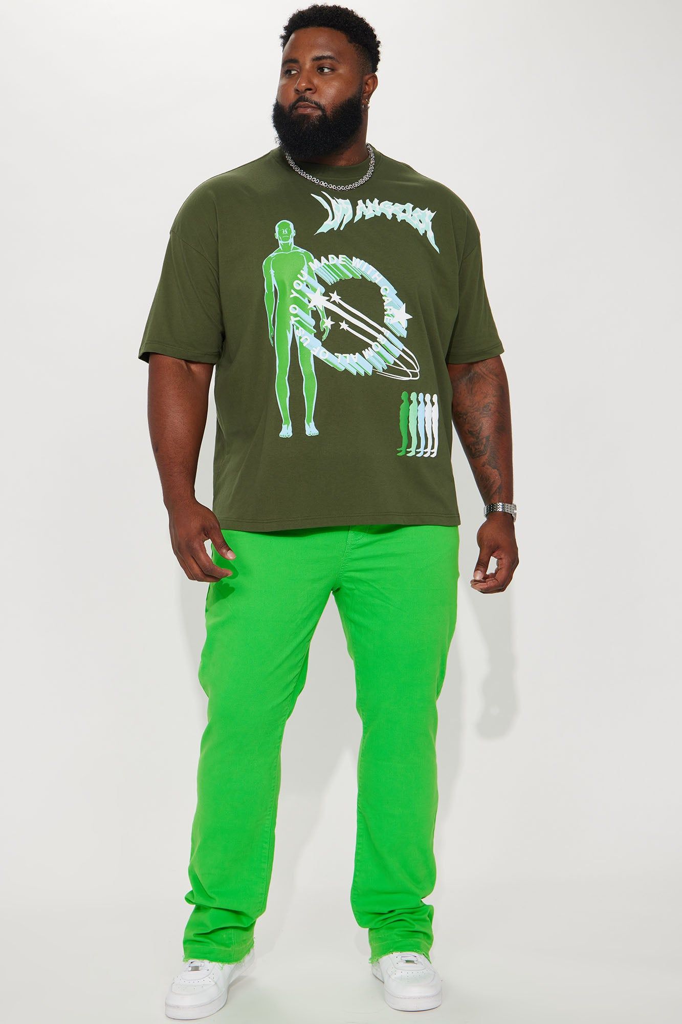 Los Angeles Made Short Sleeve Tee - Olive sold by Fashion Nova product image thumbnail 5