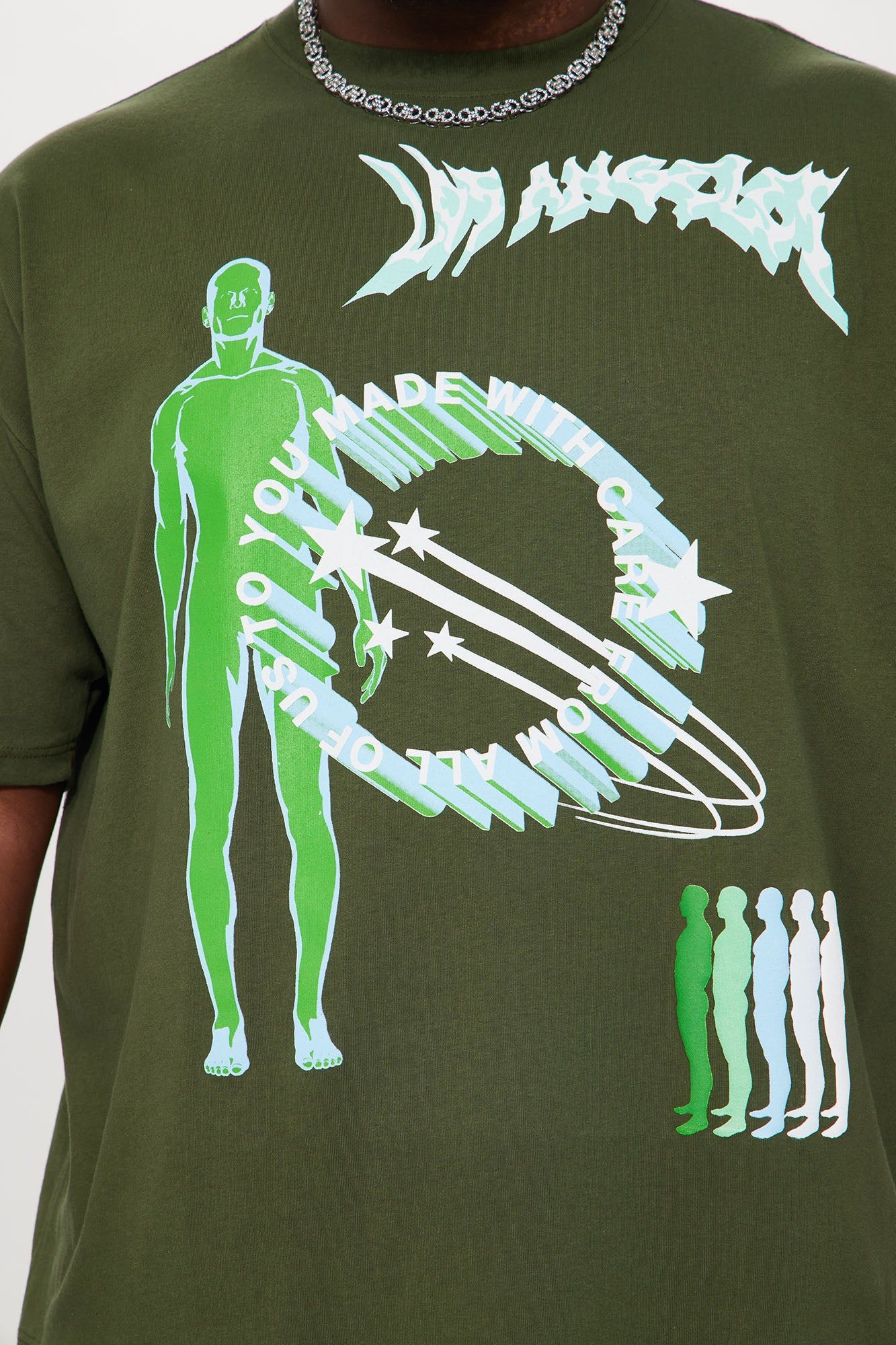 Los Angeles Made Short Sleeve Tee - Olive sold by Fashion Nova product image thumbnail 6