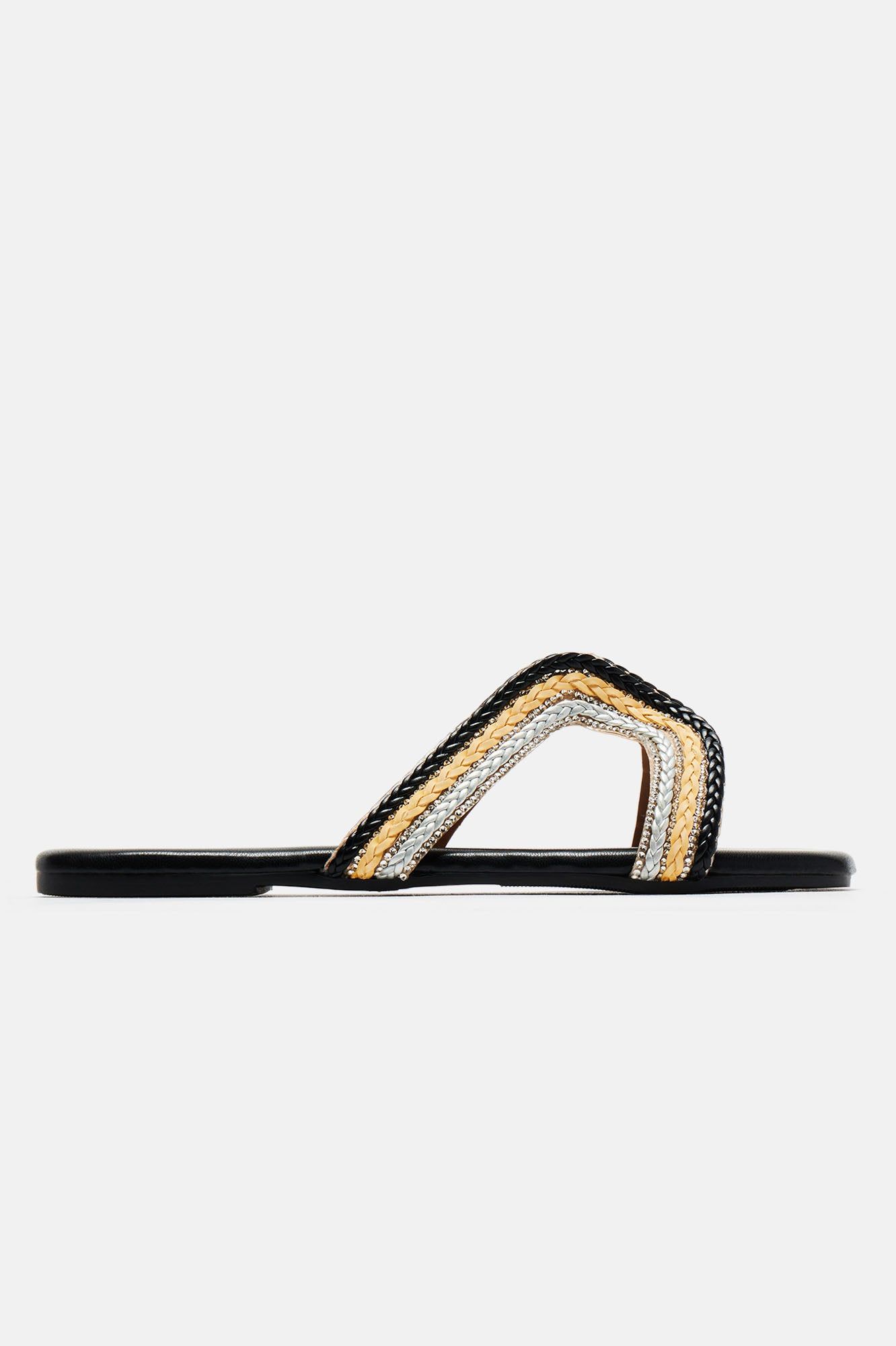 Laid Back Chillin' Flat Sandals - Black sold by Fashion Nova product image thumbnail 5
