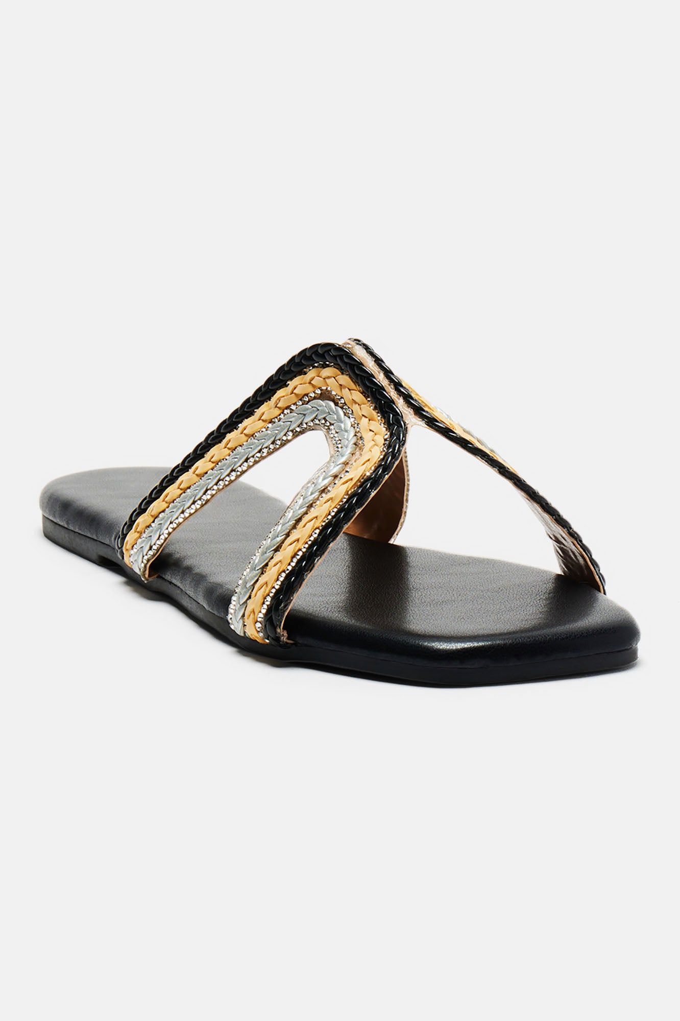 Laid Back Chillin' Flat Sandals - Black sold by Fashion Nova product image thumbnail 2