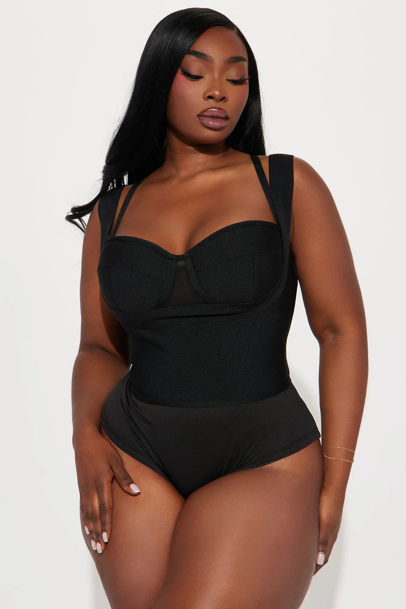 My Revenge Bandage Bodysuit - Black sold by Fashion Nova product image thumbnail 5