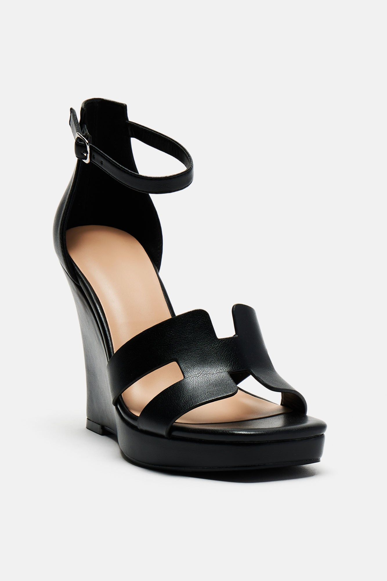 Jayla Wedges - Black sold by Fashion Nova product image thumbnail 4
