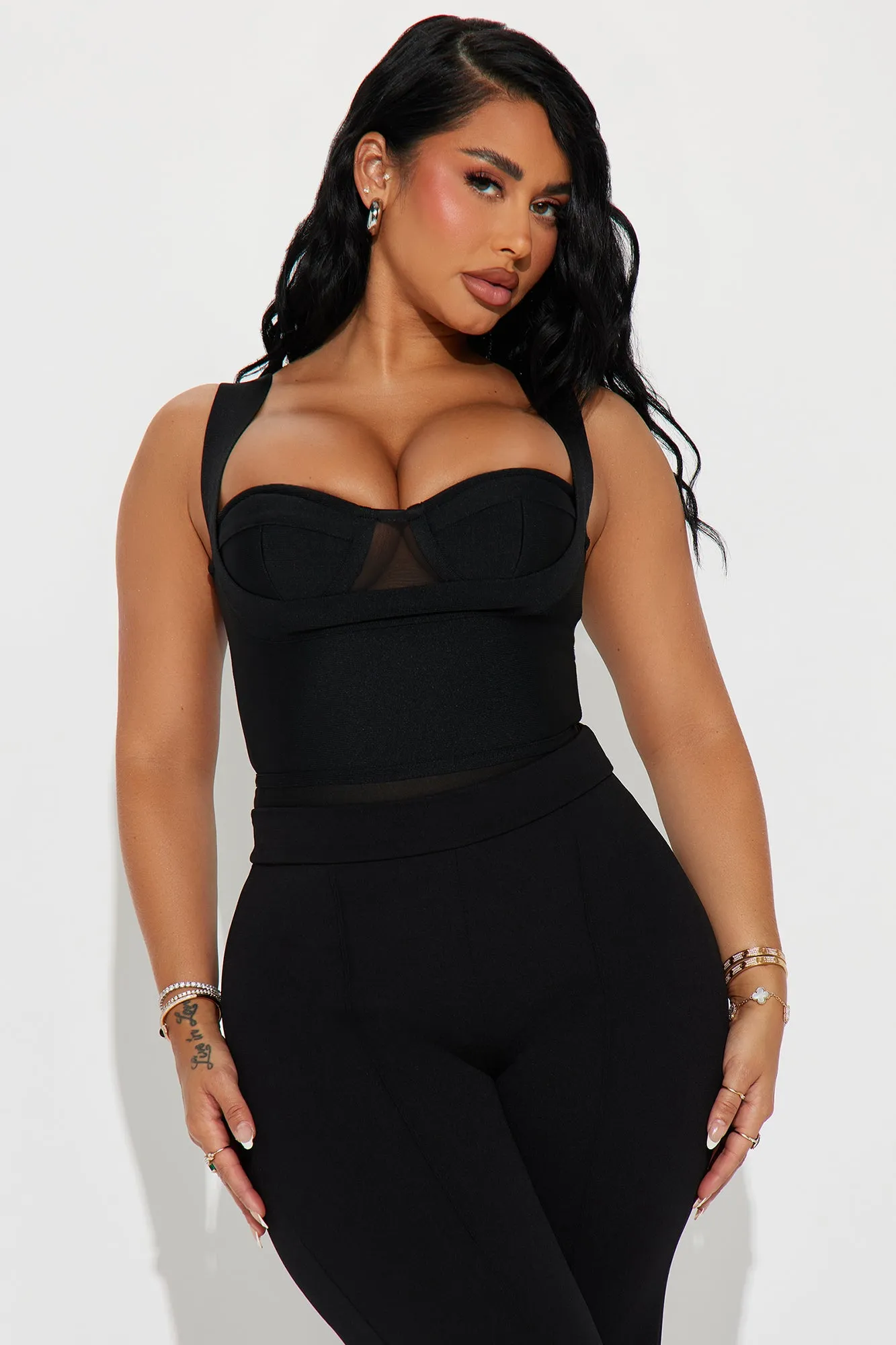 My Revenge Bandage Bodysuit - Black sold by Fashion Nova product image thumbnail 3