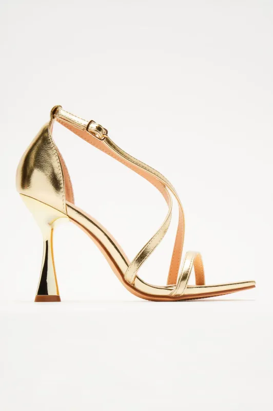 Got You Wishin' Heels - Gold sold by Fashion Nova