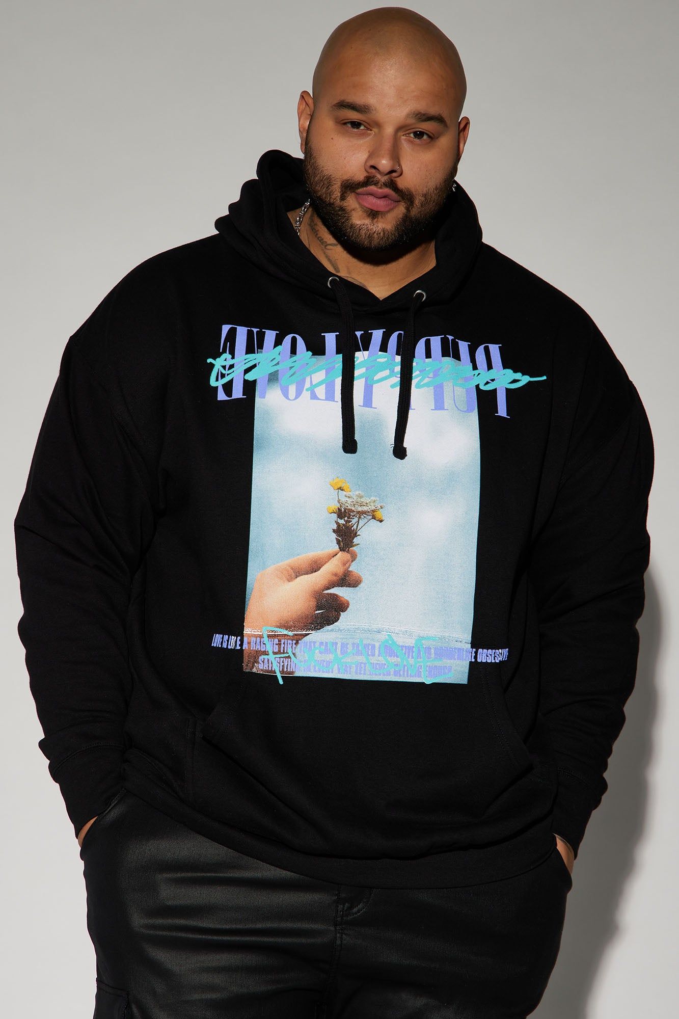 Blessed Eagle Hoodie - Black sold by Fashion Nova product image thumbnail 5
