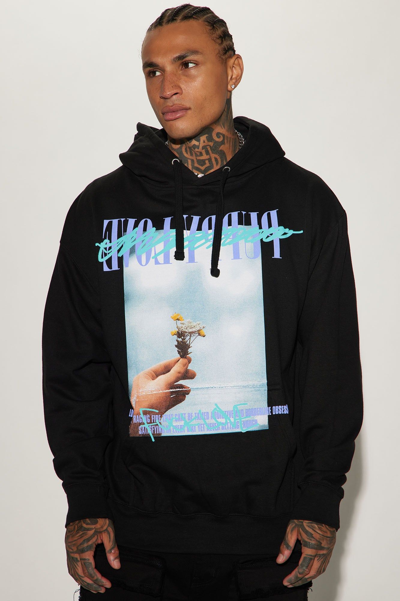 Blessed Eagle Hoodie - Black sold by Fashion Nova