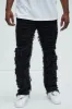 Got Me Distressed Cargo Straight Pants - Black sold by Fashion Nova