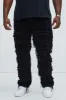 Got Me Distressed Cargo Straight Pants - Black sold by Fashion Nova