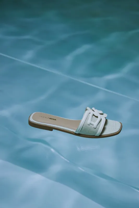 Moment Of Truth Flat Sandals - Natural/Combo sold by Fashion Nova